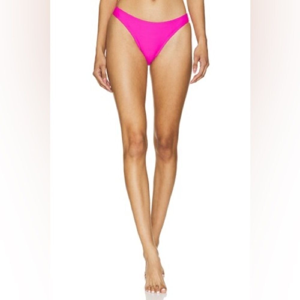Good American Better Bikini Bottom Hawaiian Pink Size 3/4 New With Tags